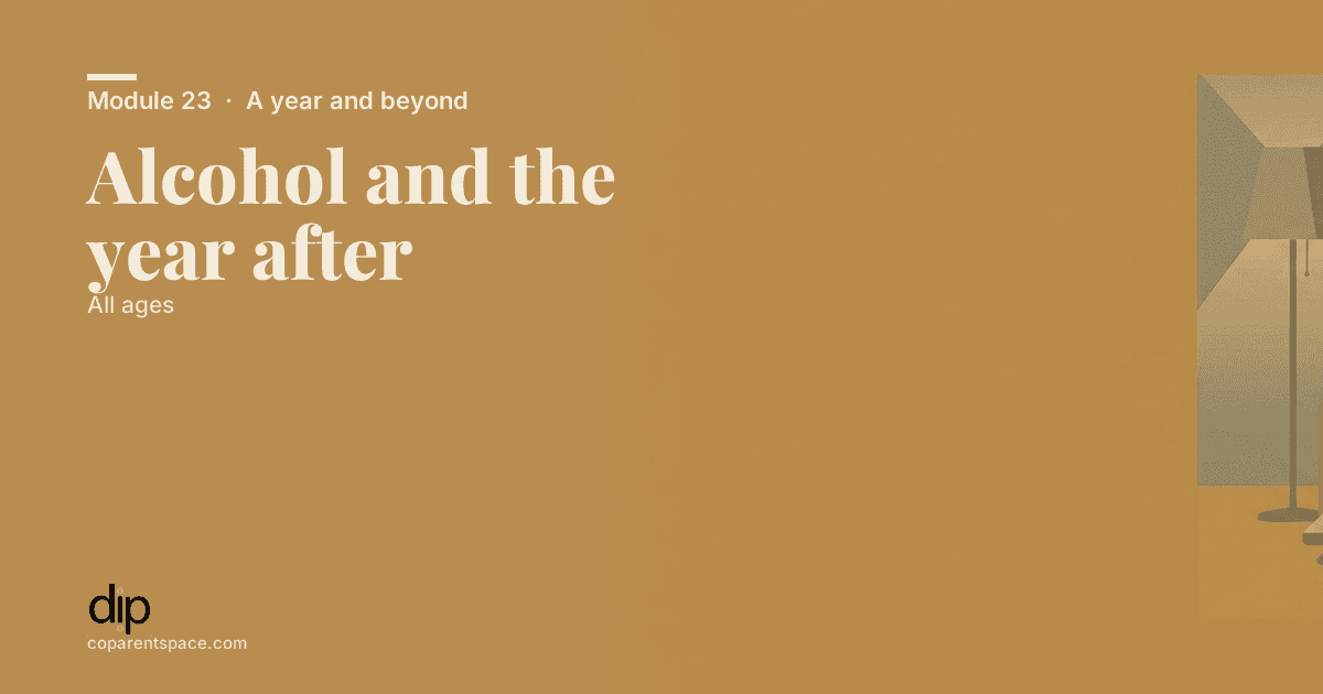 Alcohol and the year after