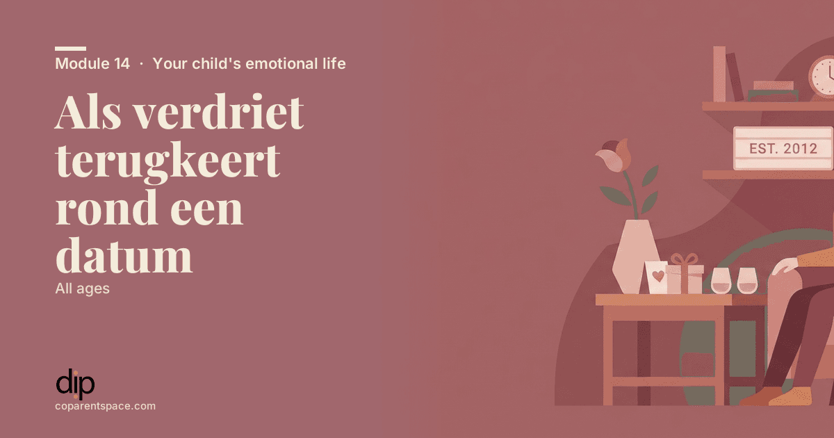 Als verdriet terugkeert rond een datum