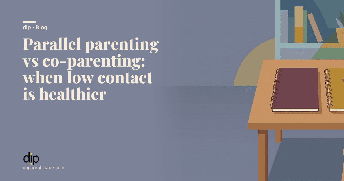 Coparentalidade paralela: quando menos contato é mais saudável