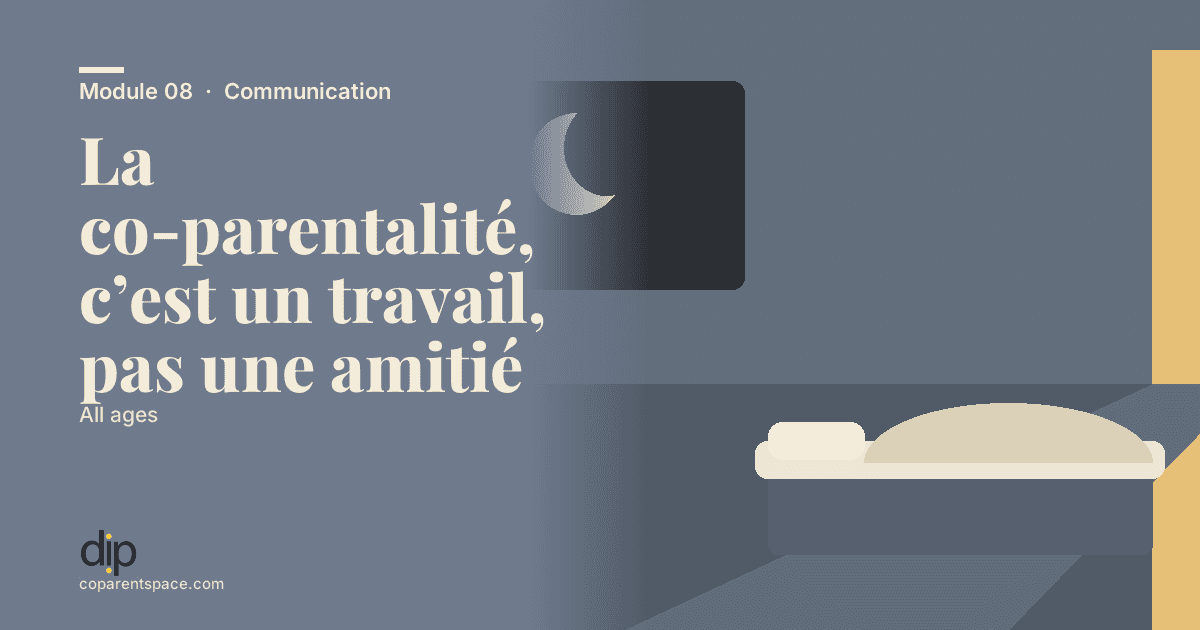 La co-parentalité, c’est un travail, pas une amitié
