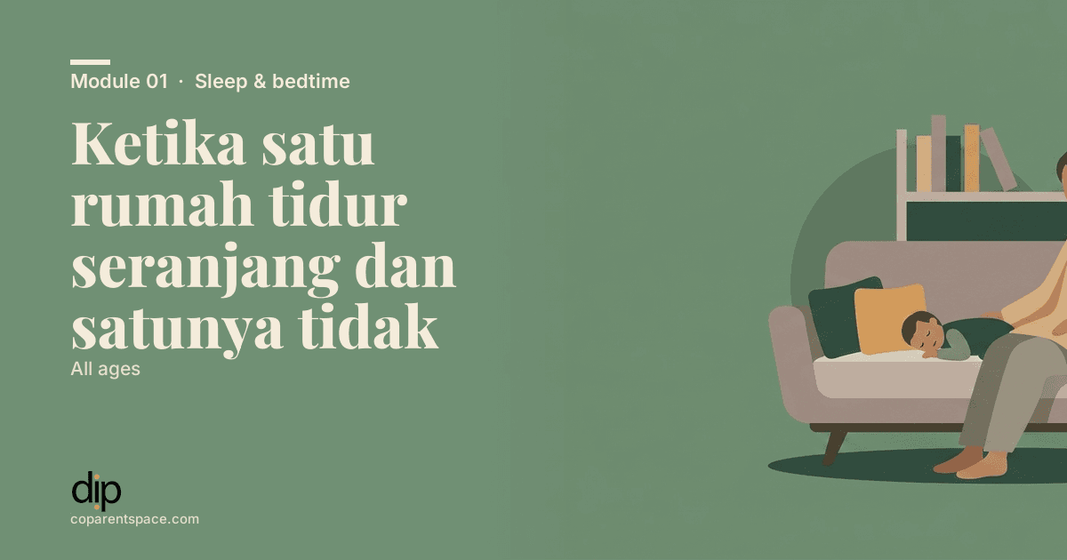 Ketika satu rumah tidur seranjang dan satunya tidak