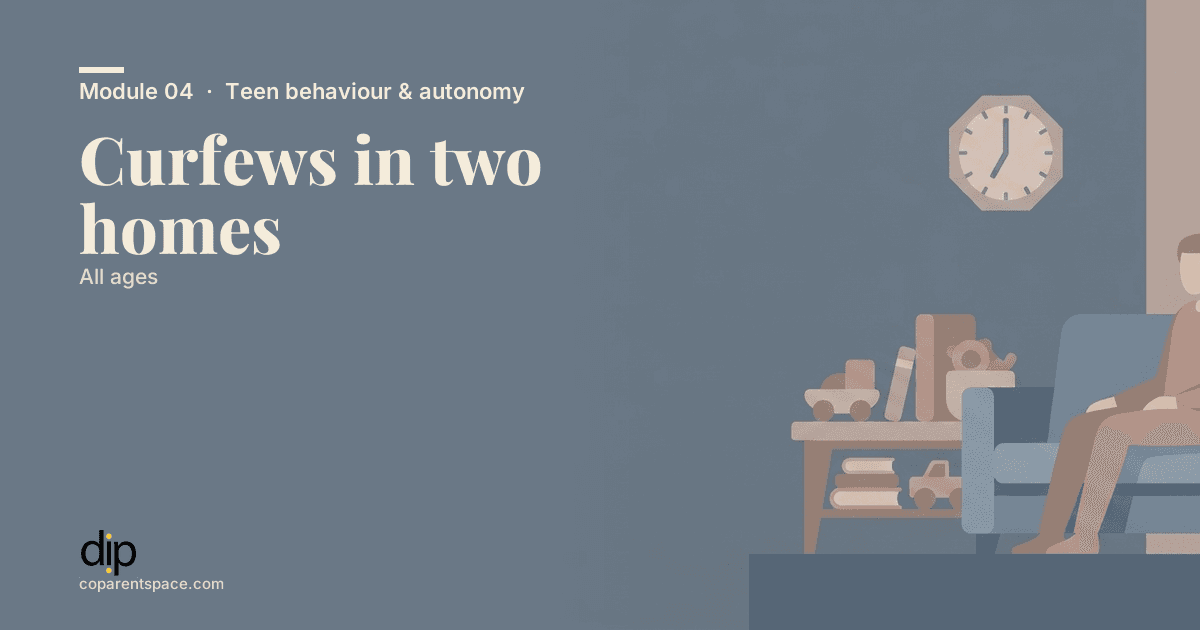Curfews in two homes