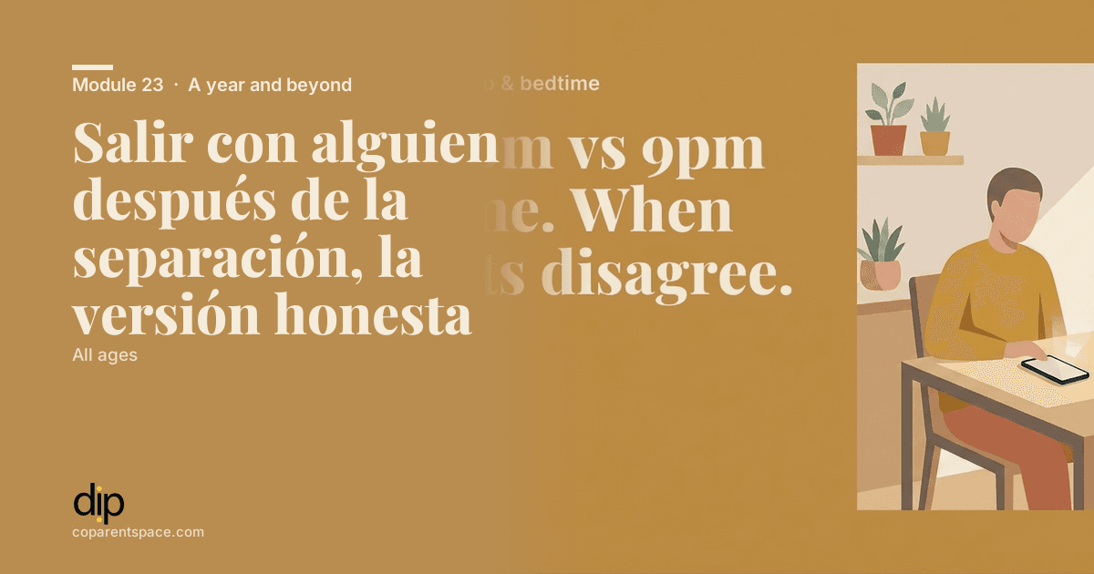 Salir con alguien después de la separación, la versión honesta