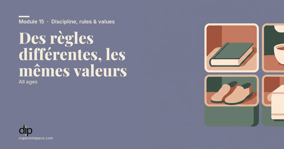 Des règles différentes, les mêmes valeurs