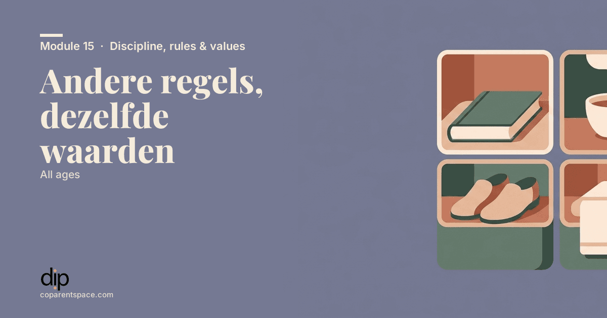 Andere regels, dezelfde waarden