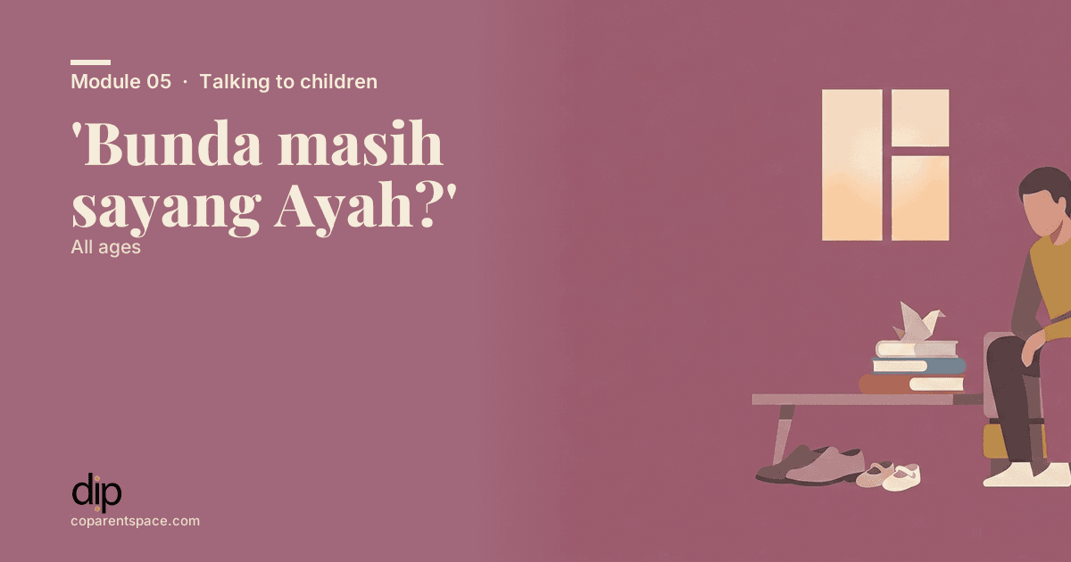 'Bunda masih sayang Ayah?'