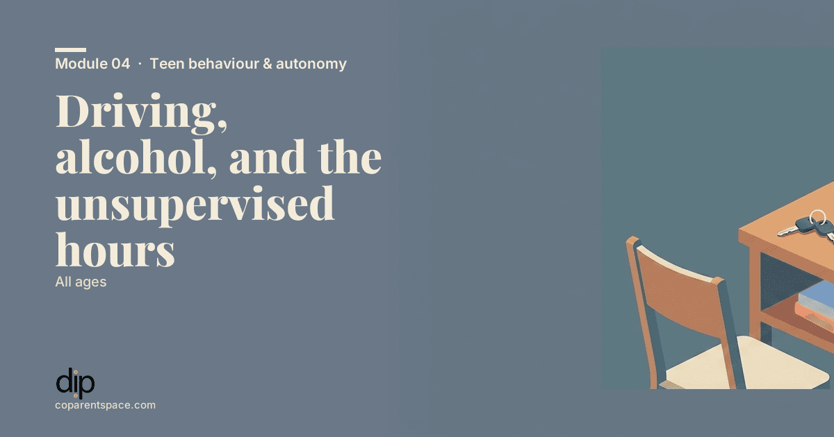 Driving, alcohol, and the unsupervised hours