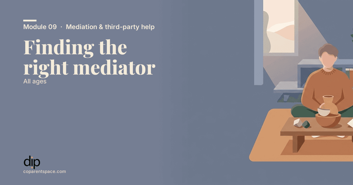 Finding the right mediator