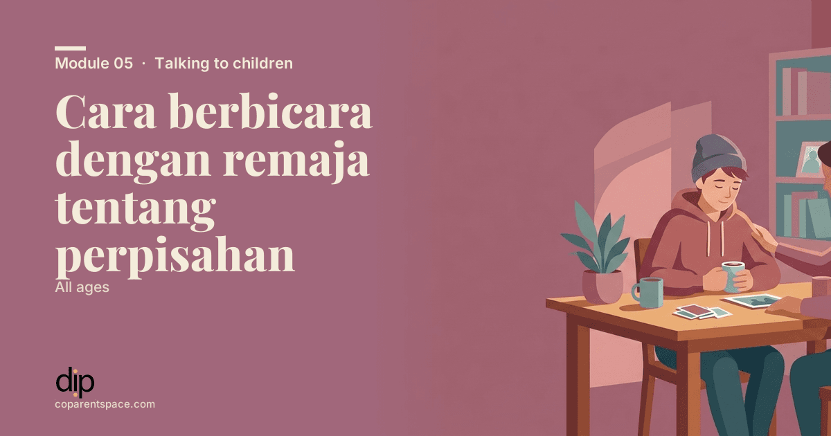 Cara berbicara dengan remaja tentang perpisahan