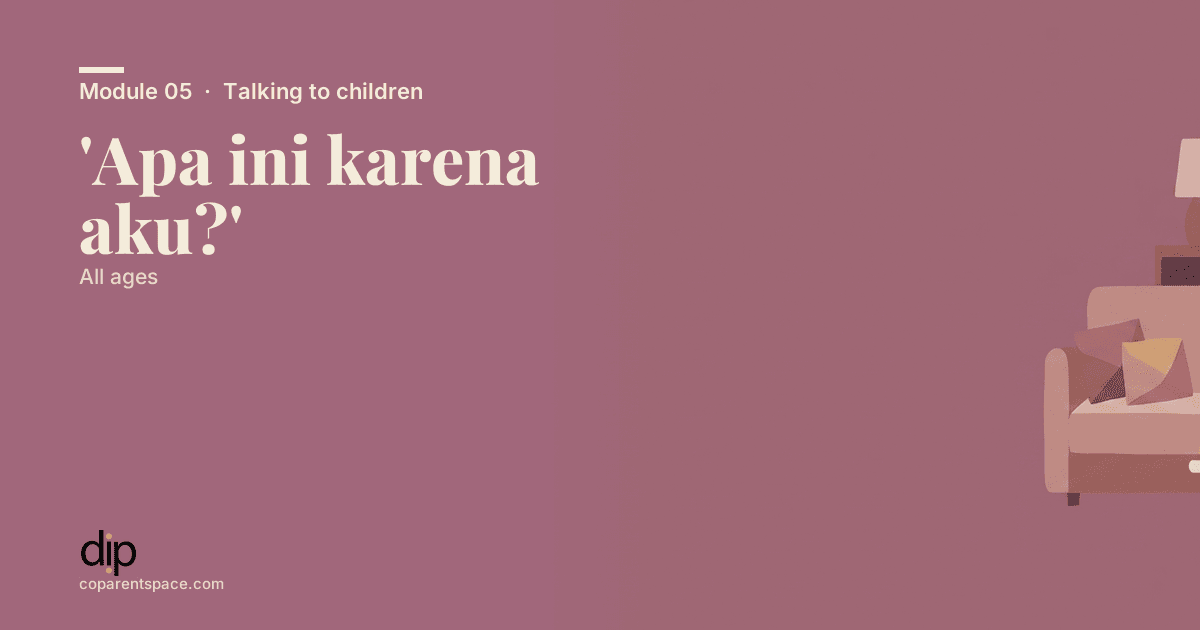 'Apa ini karena aku?'