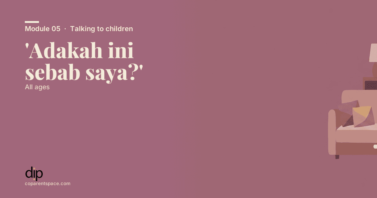'Adakah ini sebab saya?'