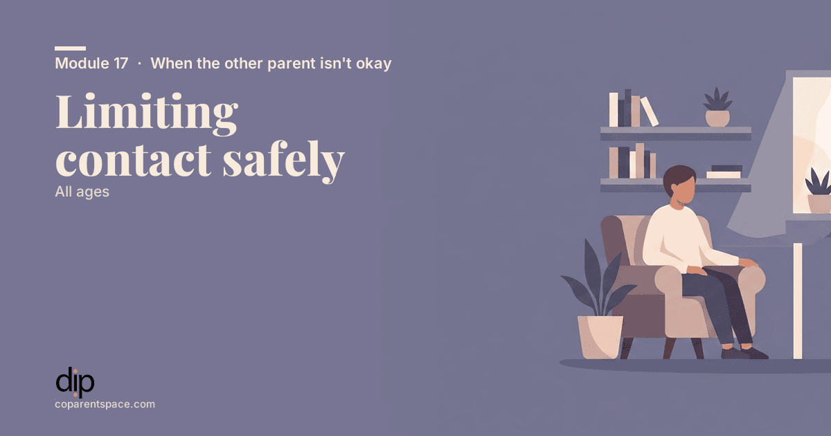 Limiting contact safely