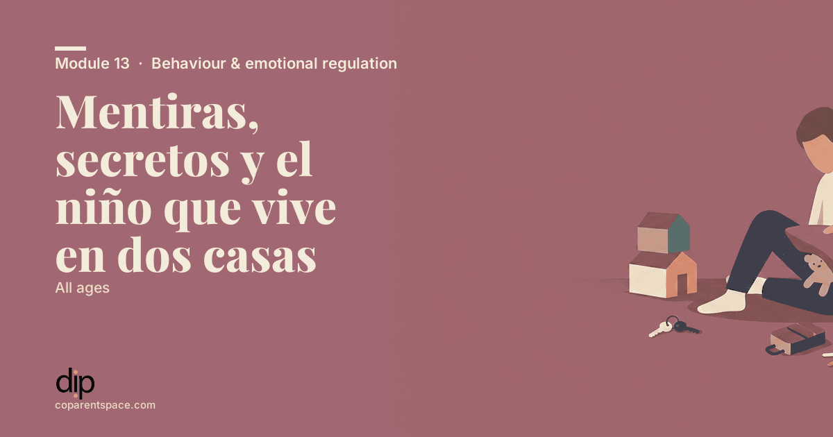 Mentiras, secretos y el niño que vive en dos casas