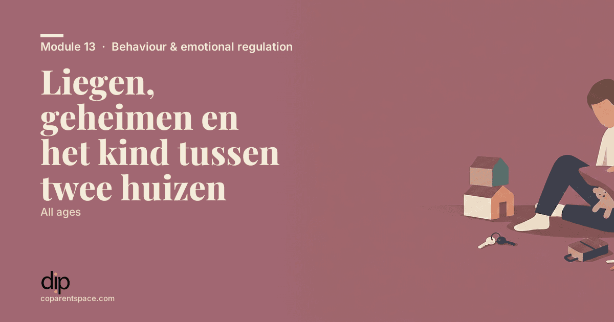 Liegen, geheimen en het kind tussen twee huizen