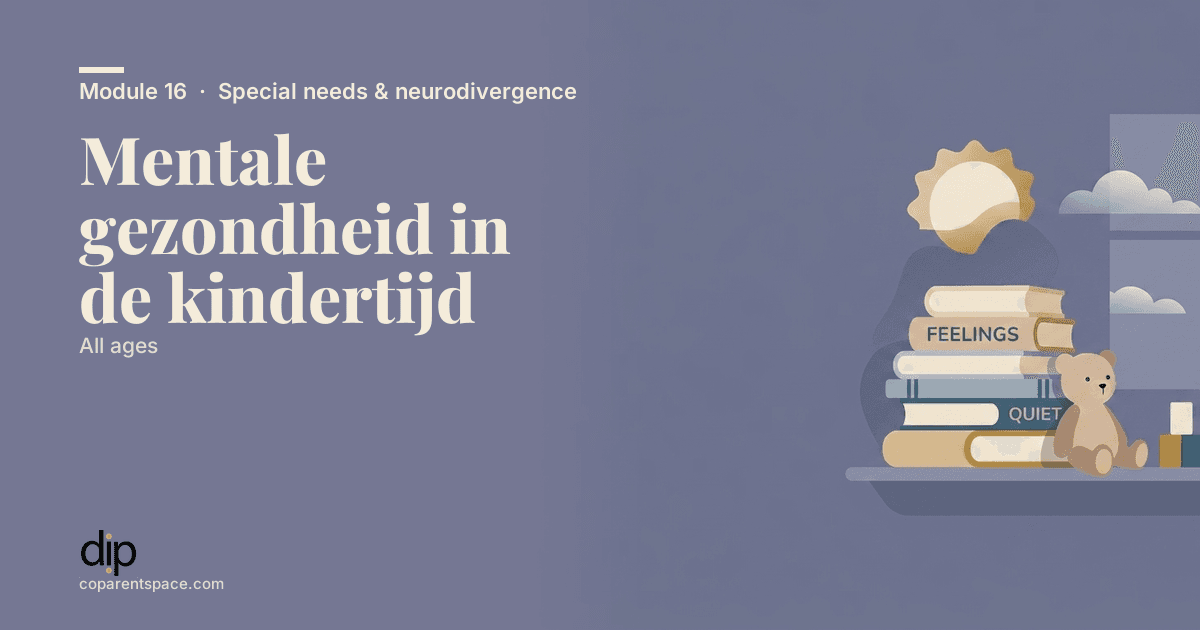 Mentale gezondheid in de kindertijd