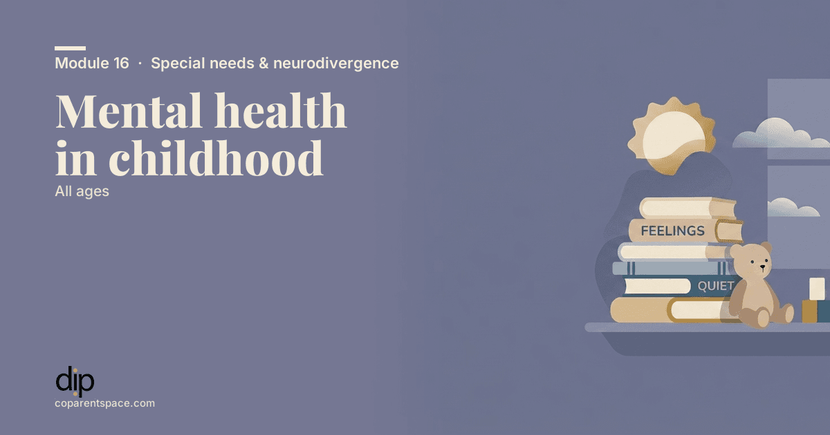 Mental health in childhood