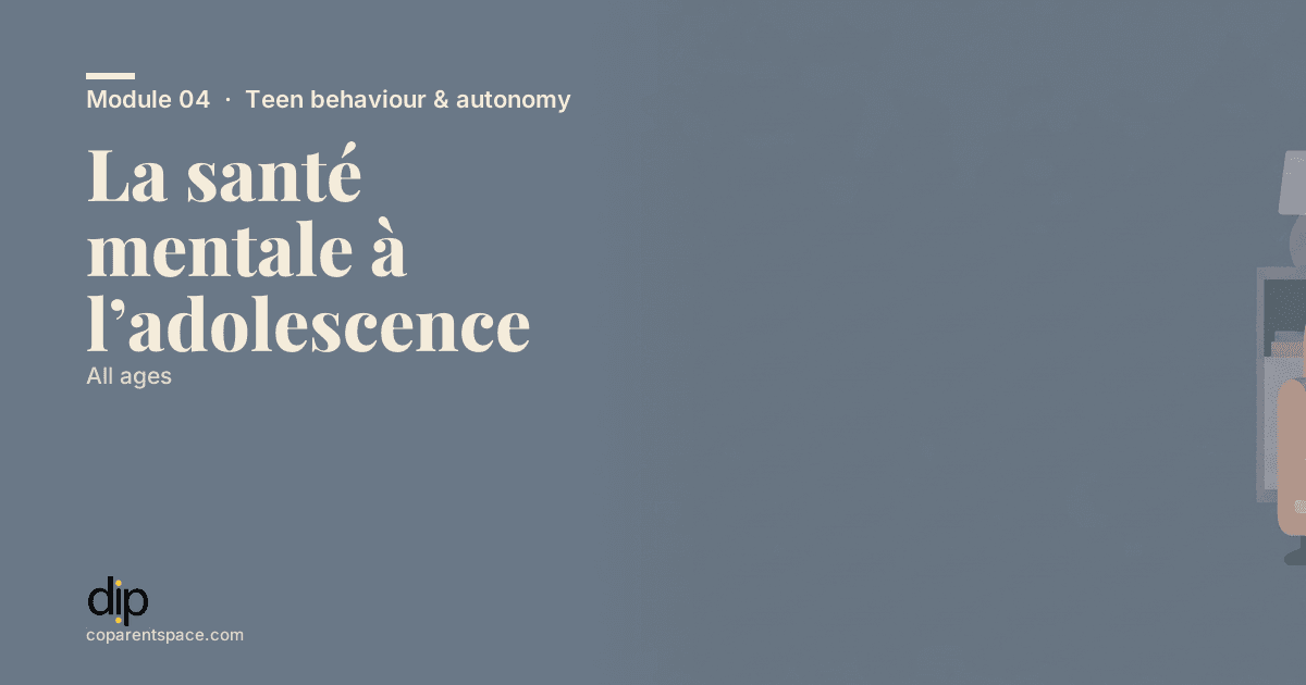 La santé mentale à l’adolescence