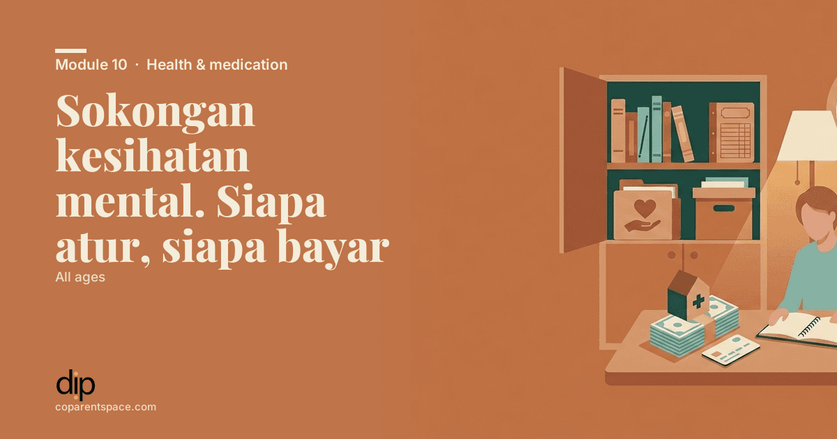 Sokongan kesihatan mental. Siapa atur, siapa bayar