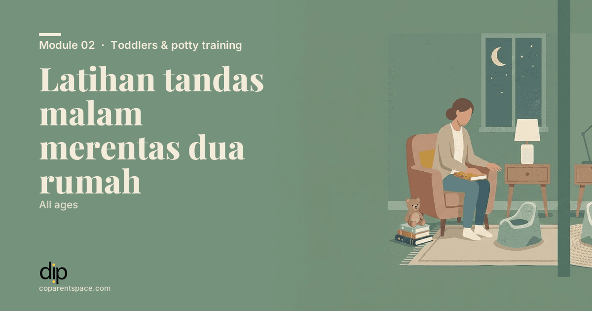 Latihan tandas malam merentas dua rumah