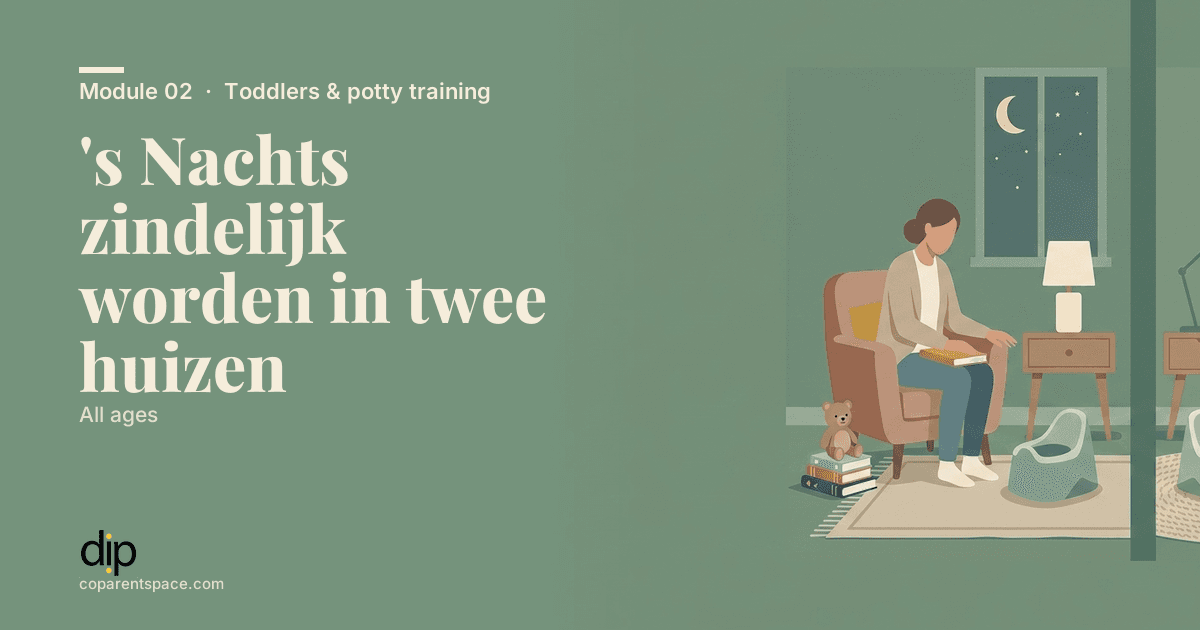 's Nachts zindelijk worden in twee huizen