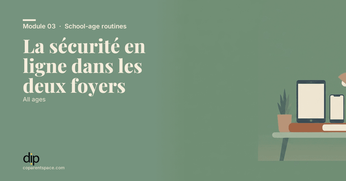 La sécurité en ligne dans les deux foyers