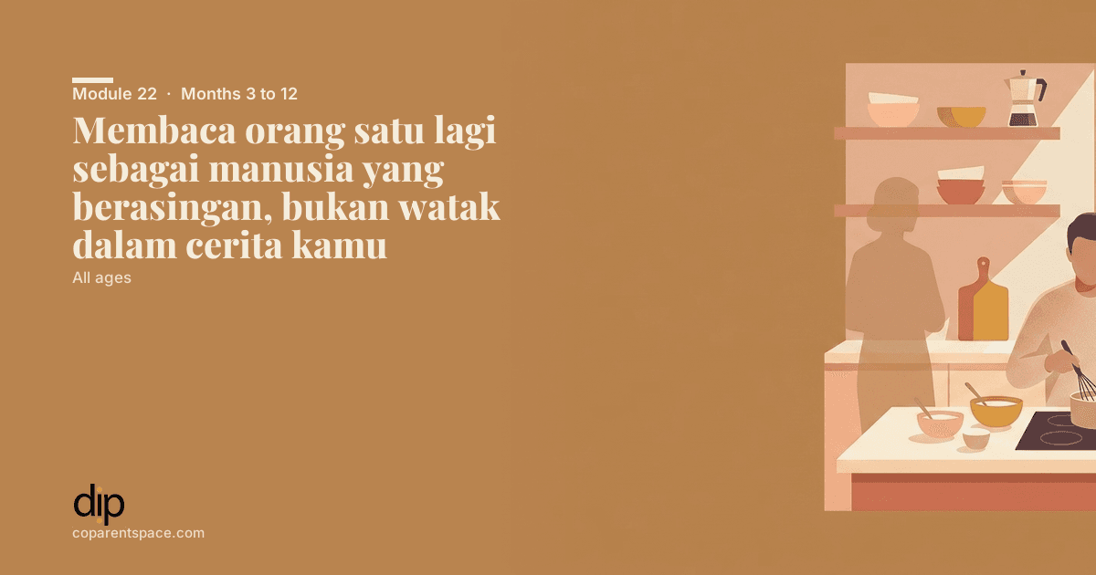 Membaca orang satu lagi sebagai manusia yang berasingan, bukan watak dalam cerita kamu