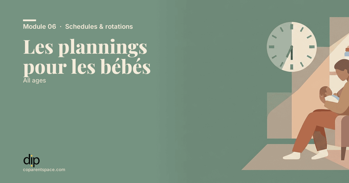 Les plannings pour les bébés