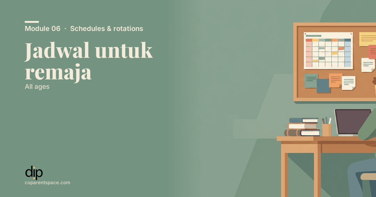 Jadwal untuk remaja