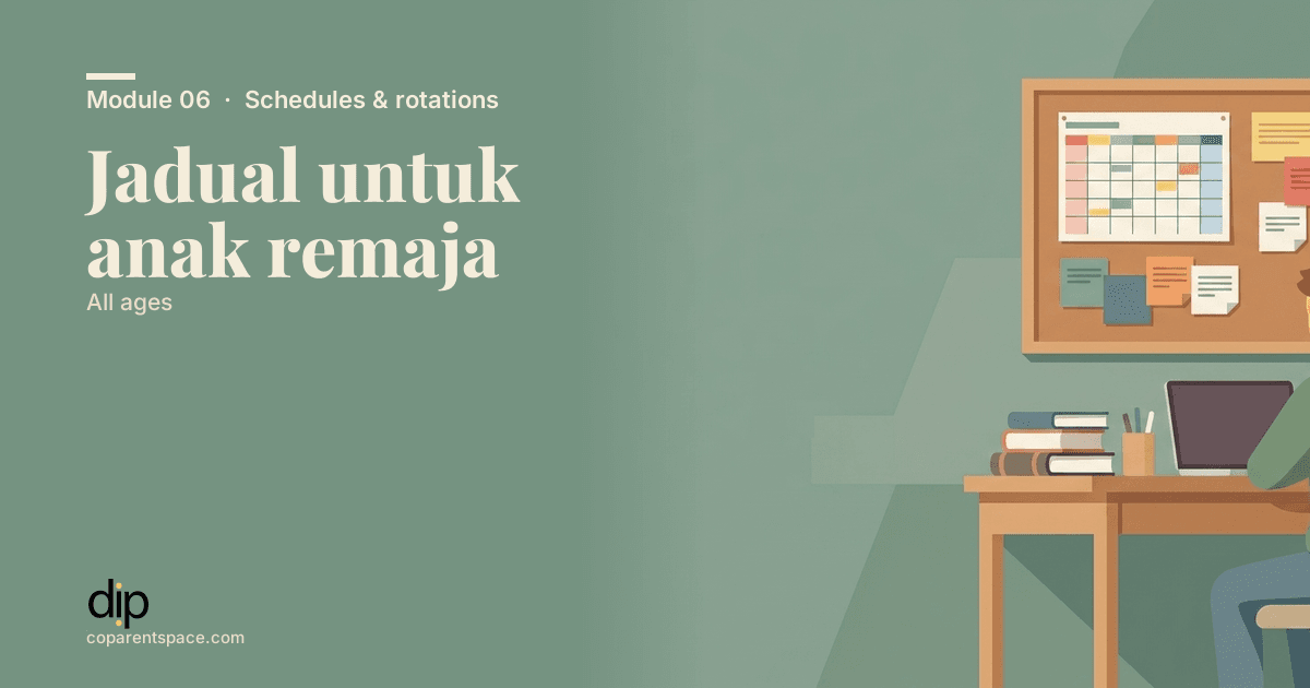 Jadual untuk anak remaja