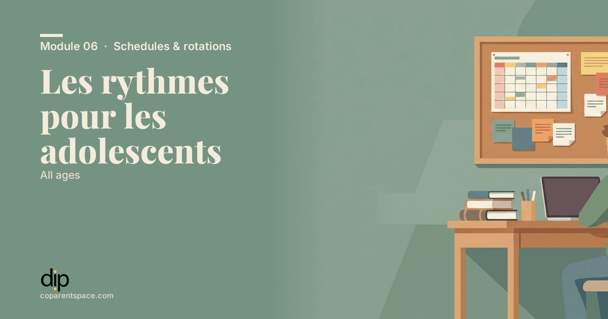 Les rythmes pour les adolescents