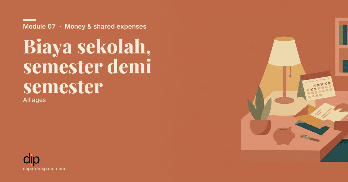Biaya sekolah, semester demi semester