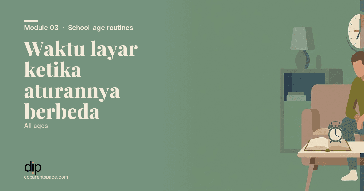 Waktu layar ketika aturannya berbeda