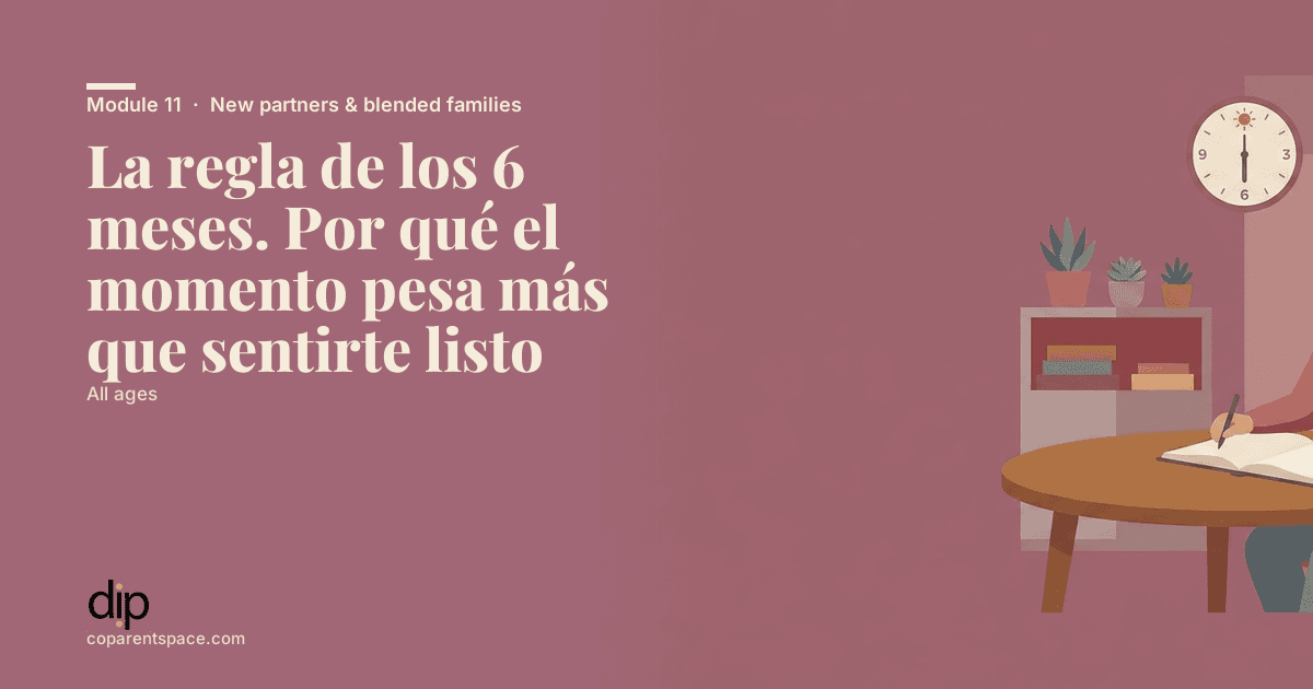 La regla de los 6 meses. Por qué el momento pesa más que sentirte listo