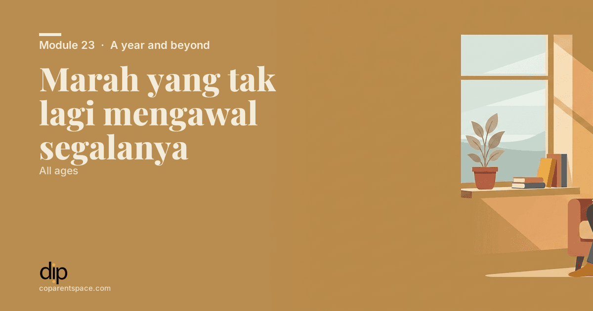 Marah yang tak lagi mengawal segalanya