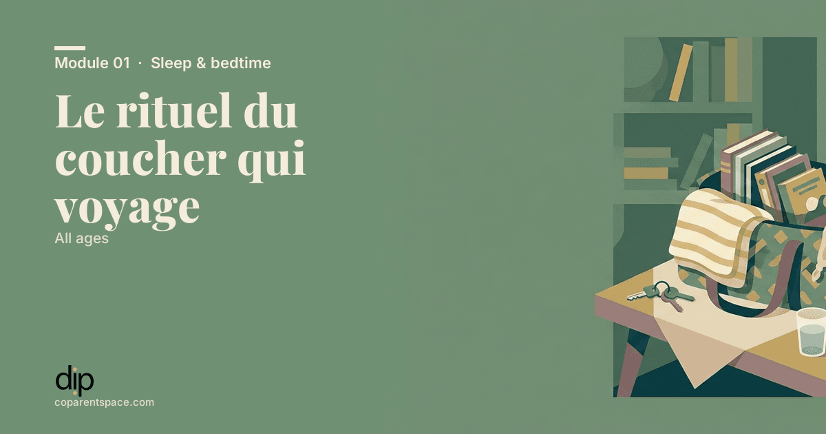 Le rituel du coucher qui voyage