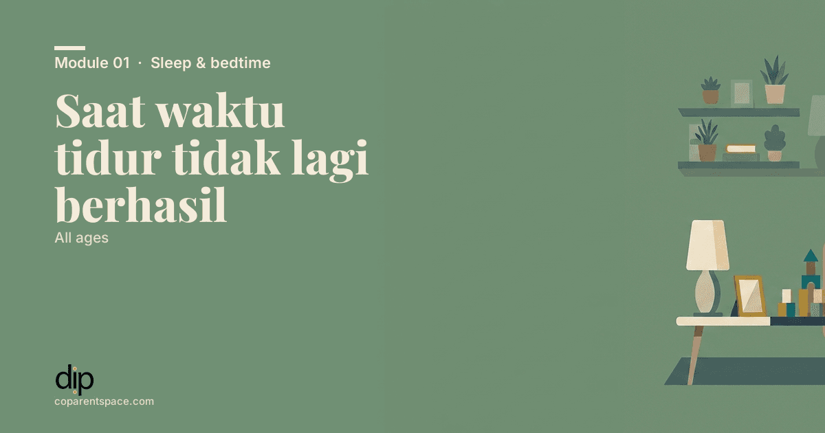 Saat waktu tidur tidak lagi berhasil