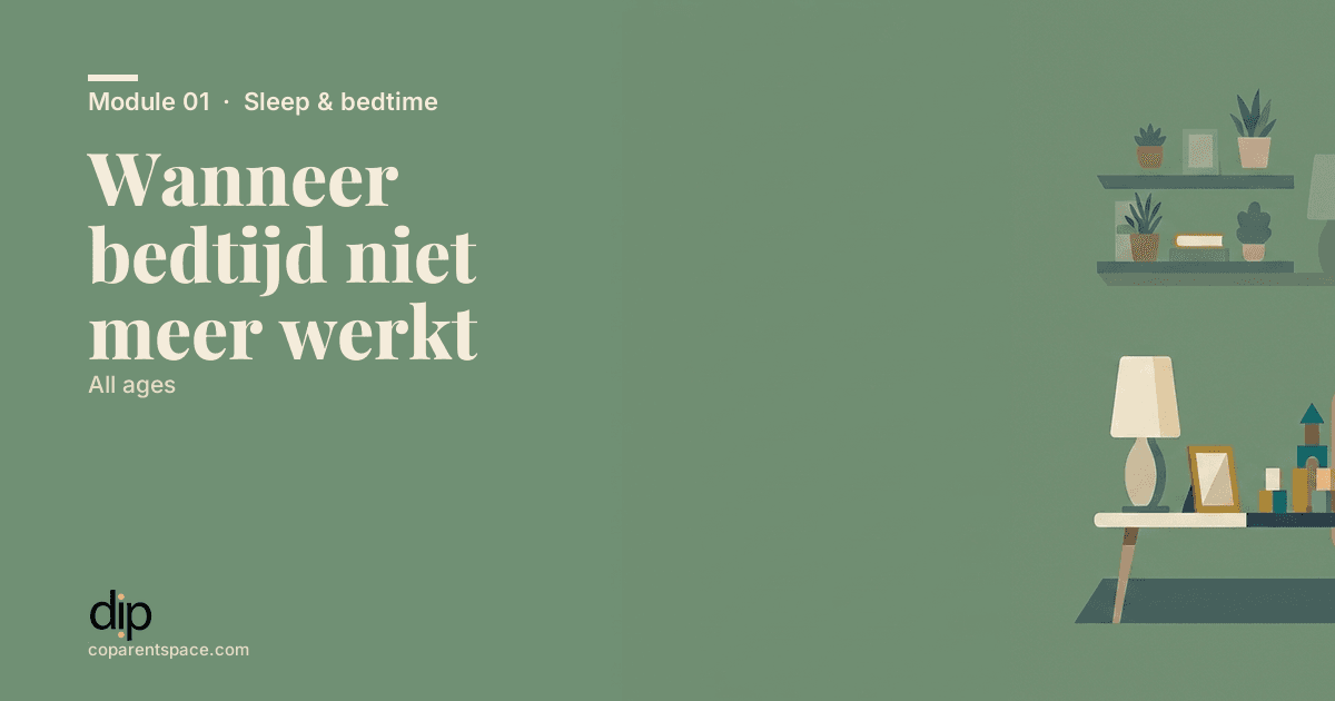 Wanneer bedtijd niet meer werkt