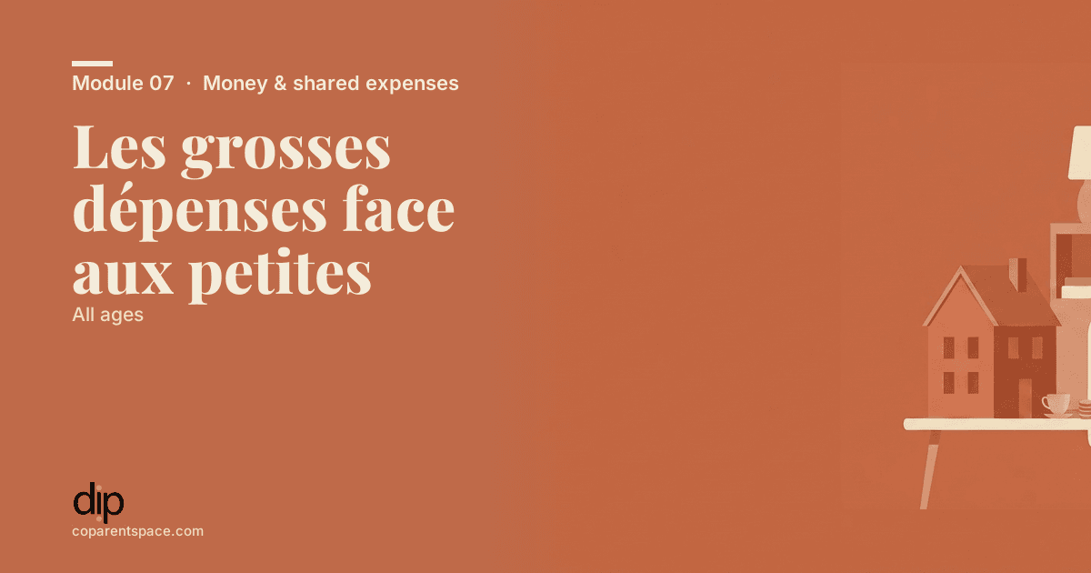 Les grosses dépenses face aux petites