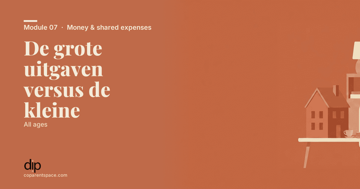 De grote uitgaven versus de kleine