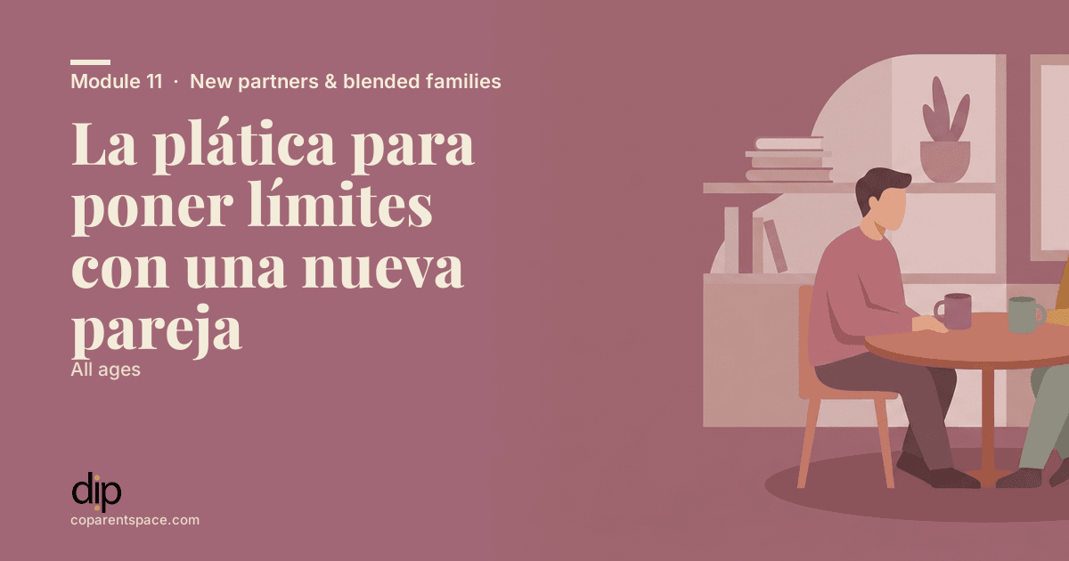La plática para poner límites con una nueva pareja