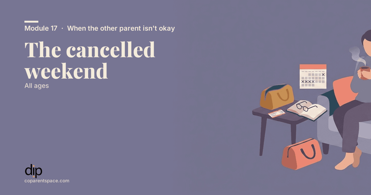 The cancelled weekend