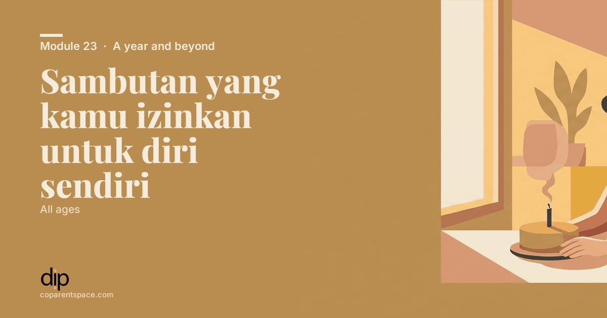 Sambutan yang kamu izinkan untuk diri sendiri