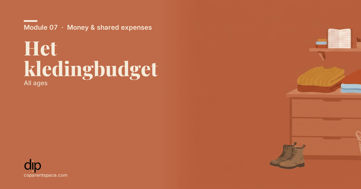 Het kledingbudget