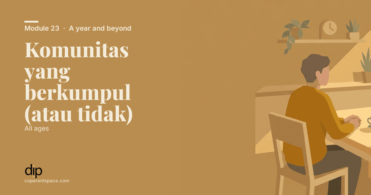 Komunitas yang berkumpul (atau tidak)