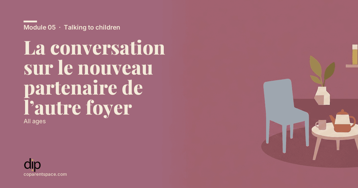 La conversation sur le nouveau partenaire de l’autre foyer