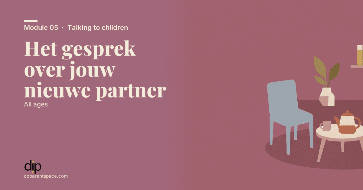 Het gesprek over jouw nieuwe partner