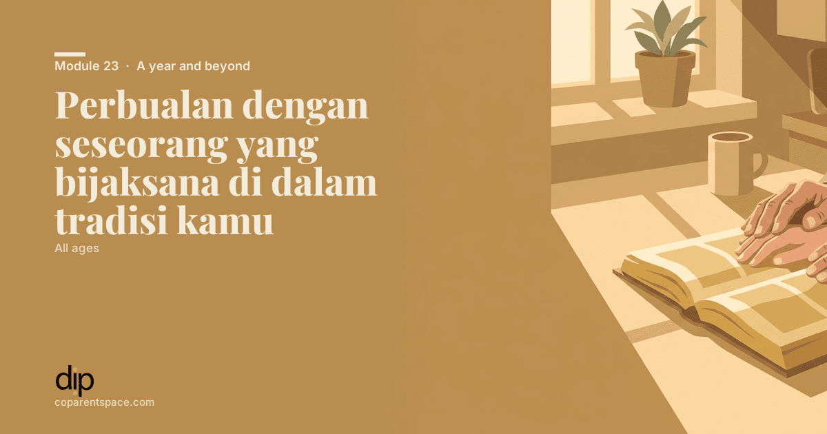 Perbualan dengan seseorang yang bijaksana di dalam tradisi kamu