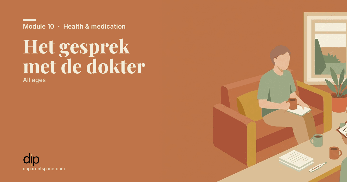 Het gesprek met de dokter