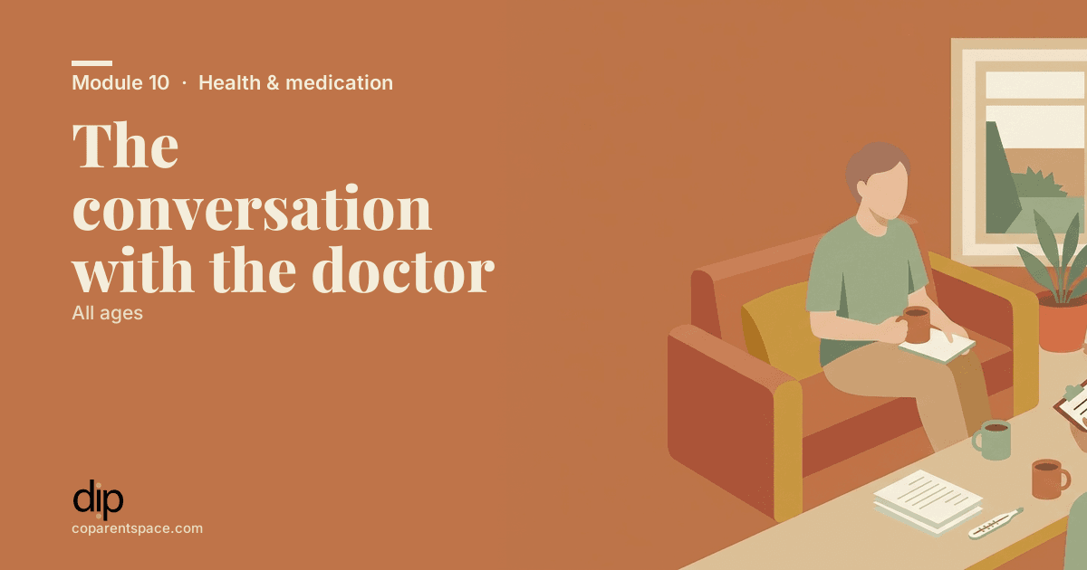 The conversation with the doctor