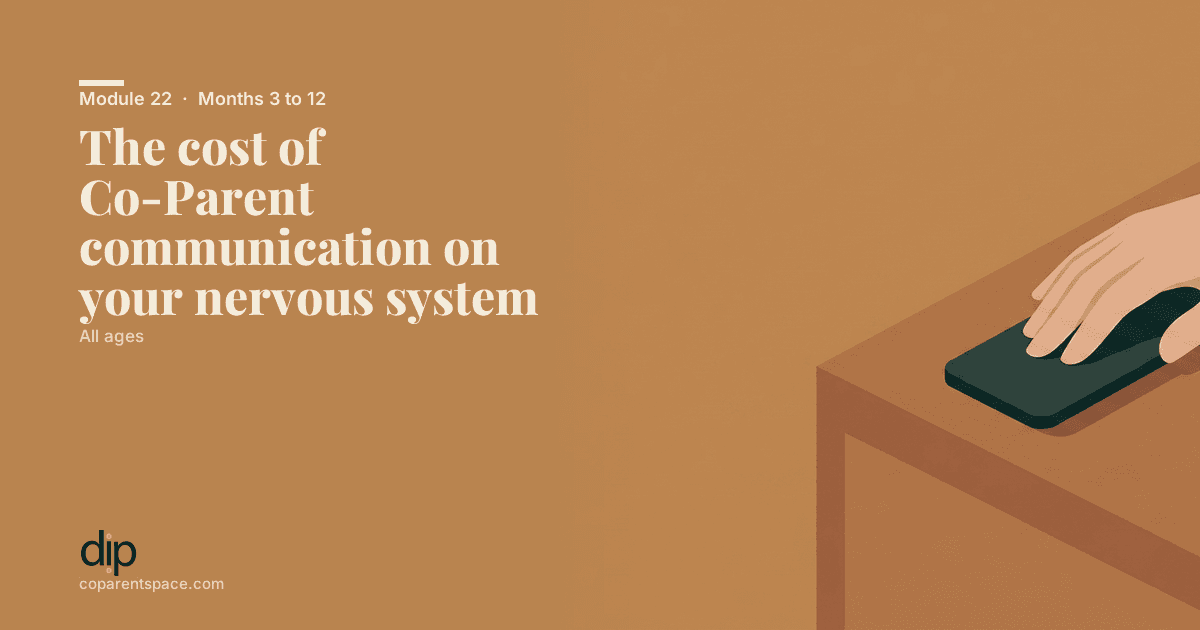 The cost of Co-Parent communication on your nervous system